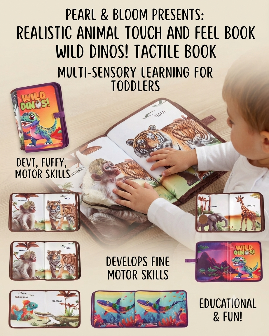 Animal Discovery Touch & Feel Books